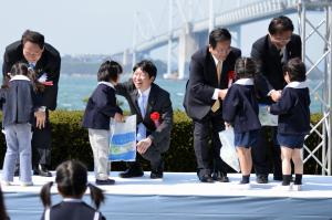 瀬戸大橋開業25周年記念植樹式３