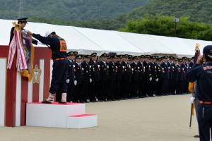 第60回岡山県消防操法訓練大会開会式１