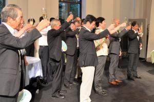 岡山－グアム線就航15周年記念レセプション３
