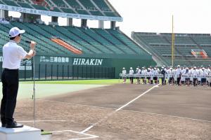 第95回全国高等学校野球選手権岡山大会開会式３