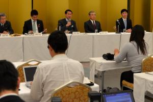 第１回中国地方産業競争力協議会（記者会見）