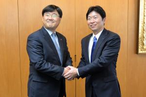 大韓航空日本地域本部長表敬訪問３