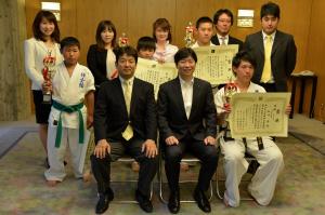 Point&K.O. 第１０回全日本少年少女空手道選手権大会上位入賞者表敬訪問３