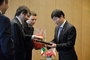 在大阪イタリア総領事表敬訪問２