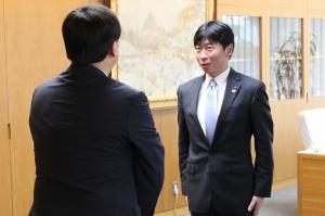 崔大韓航空日本地域本部長表敬訪問