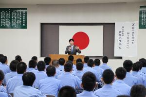 岡山県警察学校での講演