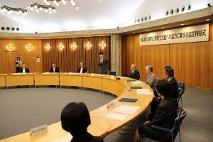 岡山県災害時公衆衛生活動への協力に関する協定締結式