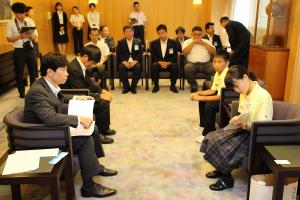 JCI JAPAN 少年少女国連大使表敬訪問