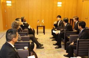 駐大阪・神戸米国総領事　知事表敬訪問