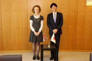在大阪英国総領事表敬訪問