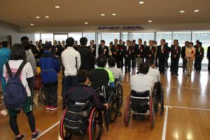 県障害者スポーツ大会開会式