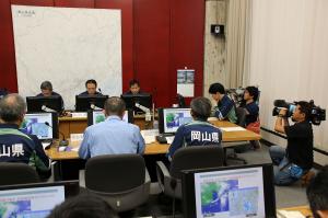 台風21号に係る災害対策本部会議