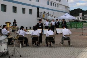クルーズ船「スター・レジェンド」初入港歓迎記念式典