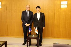 ジュール・イルマン在京都フランス総領事表敬訪問