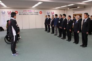 パラ・パワーリフティング台湾女子・日本代表選手歓迎式