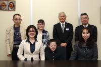 NPO法人FOT（フォット）と日本ダウン症協会岡山支部が教育長を表敬訪問しました