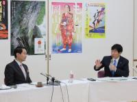 岡山・鳥取両県知事会議を開催