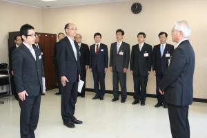 壮行式の様子