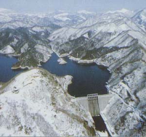 湯原ダムの写真