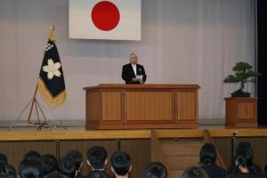 門野県教育長の祝辞