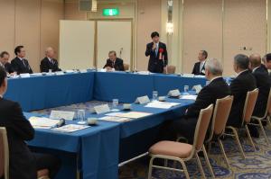 県下商工会議所会頭との懇談会１