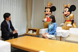 東京ディズニーリゾート・アンバサダー表敬訪問２