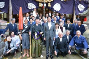 布施神社お田植え祭り見学２