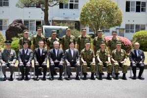 陸上自衛隊日本原駐屯地視察１