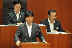 県議会９月定例会開会