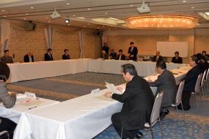 県・市長会行政懇談会１