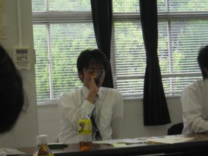 自己紹介する受講生の写真です。