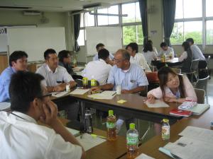 グループワークの写真です。
