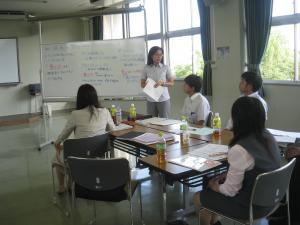 グループワークの写真です。