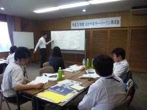 グループ発表の写真です。