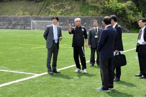 岡山県美作ラグビー・サッカー場視察２