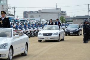 県警察視閲式（県警察発足６０周年記念式典）１