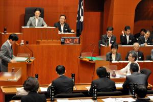 県議会９月定例会一般質問１日目１