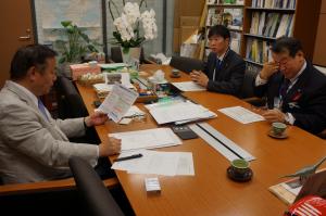 「農地制度のあり方について」の要請活動(谷自民党衆議院議員)