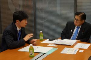 「農地制度のあり方について」の要請活動(桝屋公明党総務部会長)