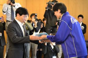 岡山シーガルズ表敬訪問2