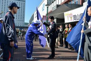 第１４回全国障害者スポーツ大会「長崎がんばらんば大会」岡山県選手団・岡山市選手団 合同結団壮行式２