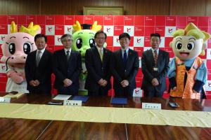 龍谷大学との就職支援協定締結式1