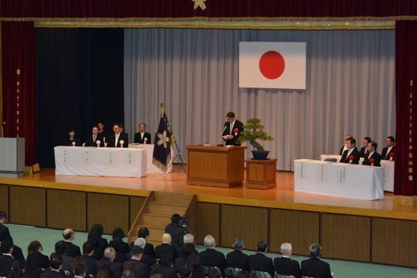 閉校式の様子