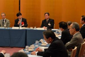 商工会議所会頭との懇談会２