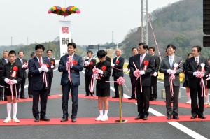 一般国道２号玉島・笠岡道路（１期）玉島西Ic～浅口金光Ic間 開通祝賀行事２