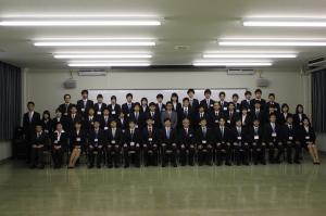 平成27年度新規採用職員第1次研修(集合写真)