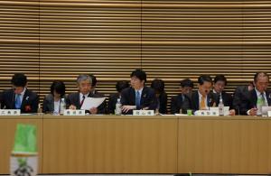 有村内閣府特命担当大臣と全国知事会との意見交換