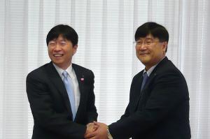 大韓航空日本地域本部が岡山－ソウル線の増便をPR