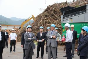 石破地方創生担当大臣真庭市ご視察対応