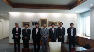 在タイ日本国大使館訪問